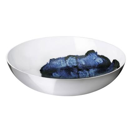 Servírovací mísa STOCKHOLM AQUATIC 40 cm, stříbrná, hliník, Stelton