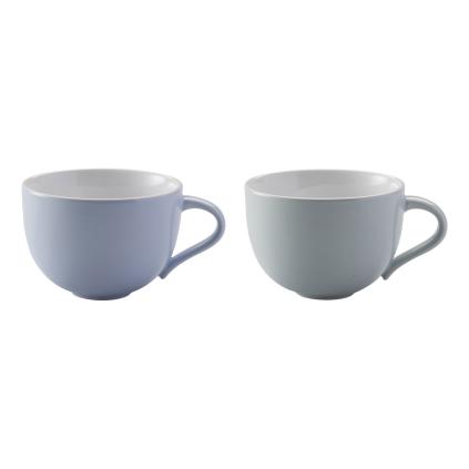 Hrnek na kávu EMMA 300 ml, sada 2 ks, modrá, kamenina, Stelton