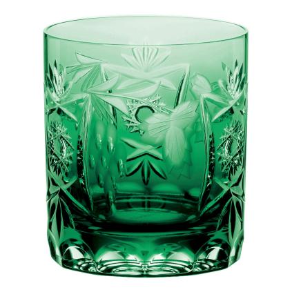 Sklenice na whisky TRAUBE, emeraldově zelená, Nachtmann
