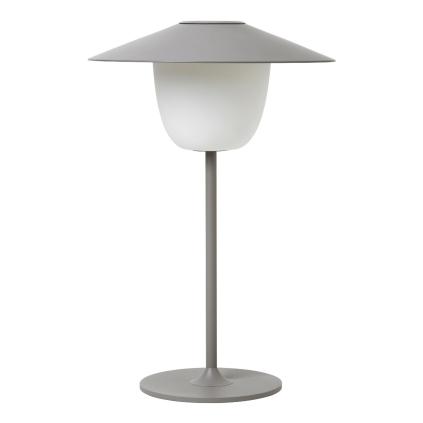 Přenosná stolní lampa ANI LAMP, LED, světle šedá, Blomus
