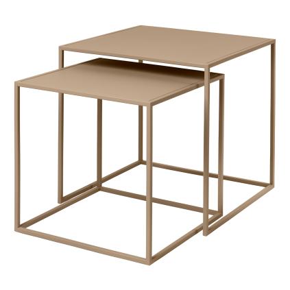Konferenční stolek FERA, sada 2 ks, béžová, Blomus