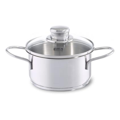Hrnec SNACK SET 12 cm, 0,6 l, nerez, Fissler