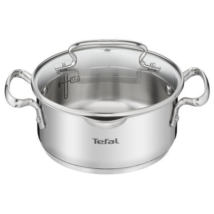 Kastrol DUETTO+ G7194355 18 cm, 2 l, nerez, Tefal