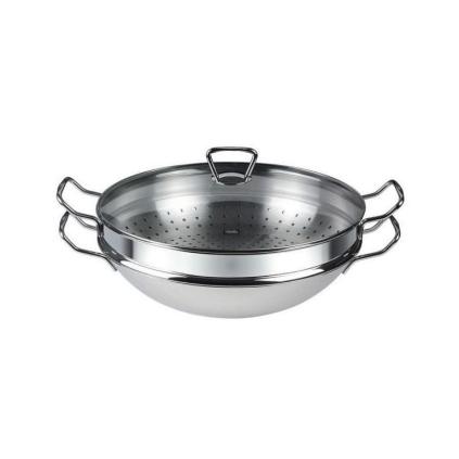 Wok NANJING 35 cm, nerezová, Fissler