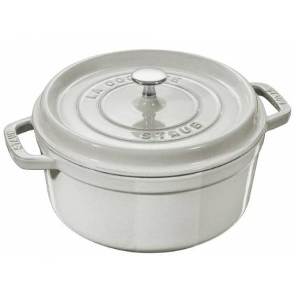 Hrnec COCOTTE 20 cm, 2,2 l, bílý lanýž, litina, Staub