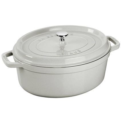 Hrnec COCOTTE 29 cm, 4,2 l, bílý lanýž, litina, Staub