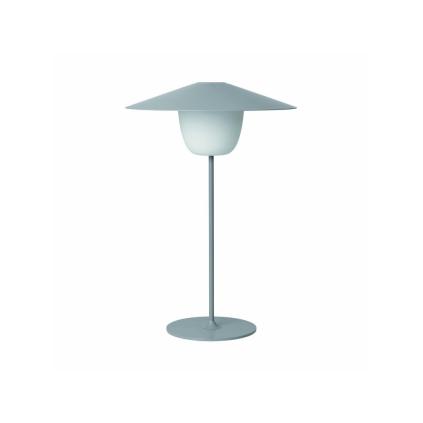 Stojací lampa, LED, přenosná, střední, šedá, Blomus