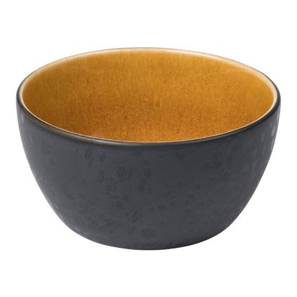 Servírovací mísa 12 cm, černá / jantarová, Bitz