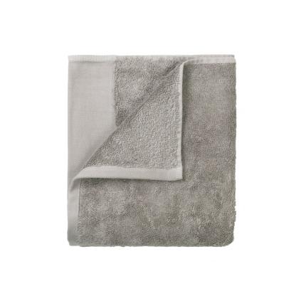 Sada ručníků na ruce RIVA 30x30 cm, sada 4 ks, šedá, Blomus