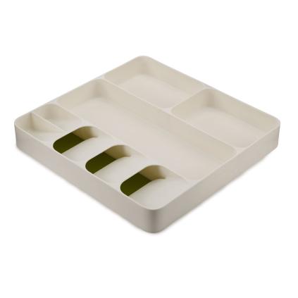 Organizér na příbory DRAWERSTORE COMPACT 85128, bílá / zelená, Joseph Joseph