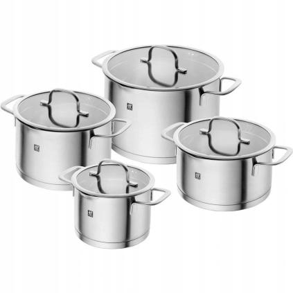 Sada hrnců TRUE FLOW, sada 4 ks, nerez, ZWILLING