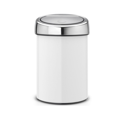 178424 dotykovy odpadkovy kos touch bin brabantia bily 3 l 1