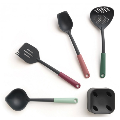 set kuchynskeho nacini se stojankem brabantia 5 ks 1
