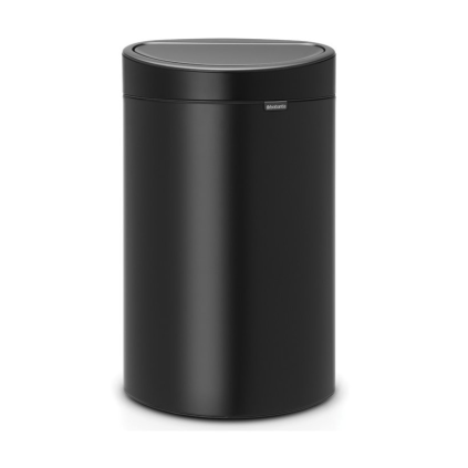 179591 dotykovy odpadkovy kos touch bin new brabantia matny cerny 40 l 1 (1)