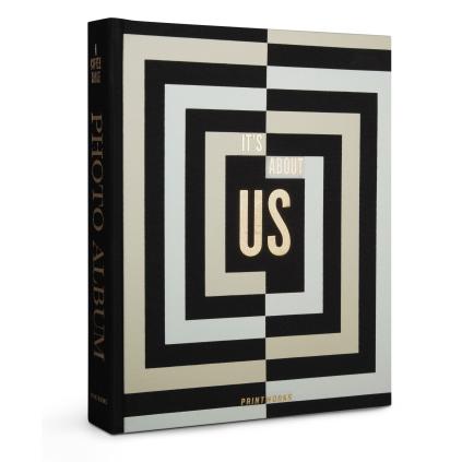 Fotoalbum IT'S ABOUT US L, černá, Printworks