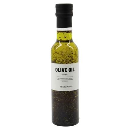 Olivový olej 250 ml, s bazalkou, Nicolas Vahé