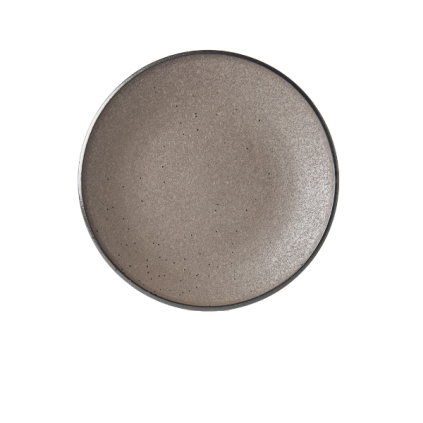 Jídelní talíř EARTH BLACK 25 cm, MIJ