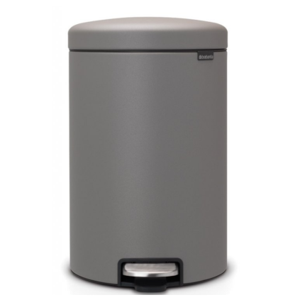 Pedálový odpadkový koš NEWICON Brabantia 20 l minerální šedý 1