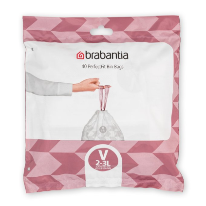 Sáčky do odpadkového koše V PERFECTFIT Brabantia 3 l, 40 ks 1