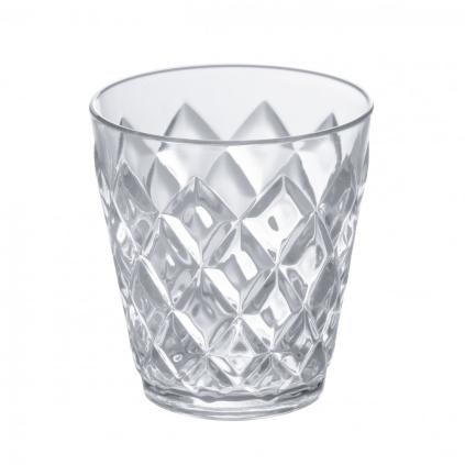 Plastová sklenice CRYSTAL S 250 ml, křišťálově čirá, Koziol