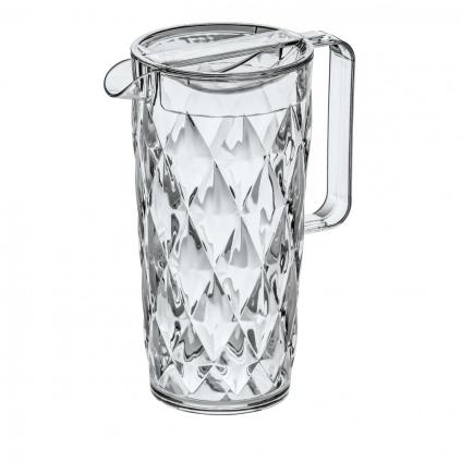 Džbán na vodu CRYSTAL 1,6 l, křišťálově čirá, Koziol