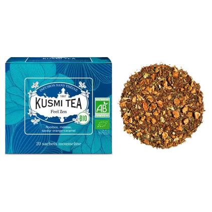 Rooibos čaj FEEL ZEN, 20 mušelínových sáčků, Kusmi Tea