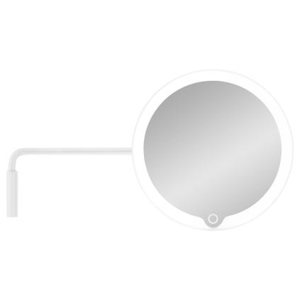 LED kosmetické zrcadlo MODO, nástěnné, bílá, Blomus