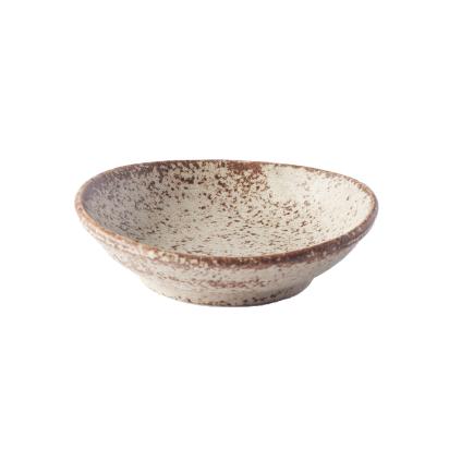 Miska na omáčku SAND GREY 8 cm, 20 ml, nepravidelná, MIJ