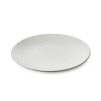 Sada mělkých talířů EQUINOXE REVOL 26 cm, 6 ks bílá bavlna