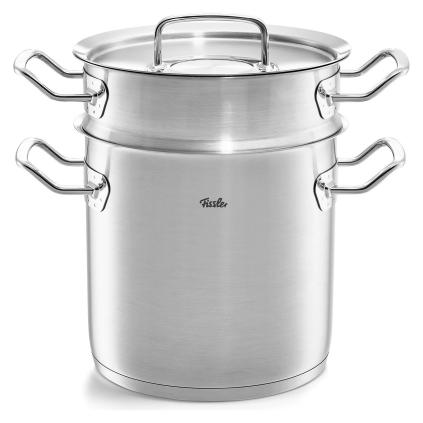 Hrnec MULTISTAR ORIGINAL-PROFI COLLECTION 20 cm, 6 l, s napařovací vložkou, nerez, Fissler