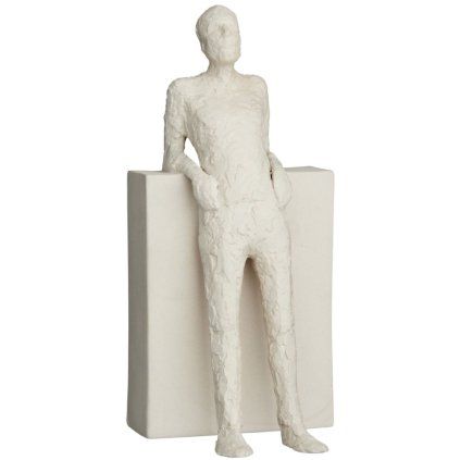 Dekorační soška THE HEDONIST 22 cm, bílá, kamenina, Kähler