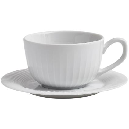 Šálek s podšálkem HAMMERSHOI 250 ml, bílá, Kähler