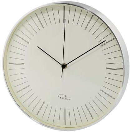 Nástěnné hodiny TEMPUS W4 31 cm, bílá, Philippi