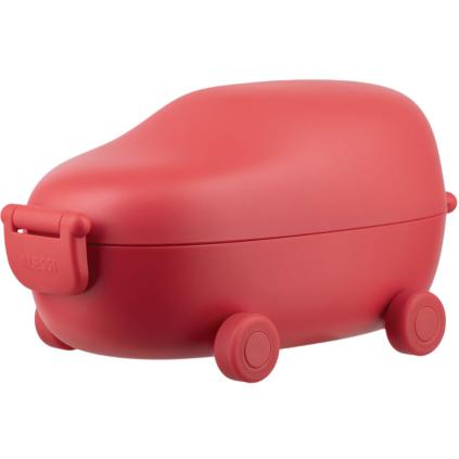 Svačinový box FOOD À PORTER SNACKMOBILE, 2 komory, červená, Alessi