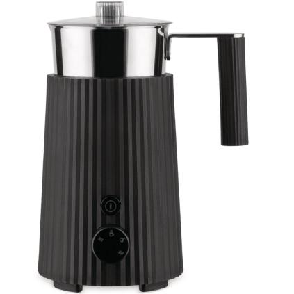 Napěňovač mléka PLISSÉ, černá, Alessi