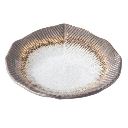 Předkrmový talíř AKANE GREY 16 cm, nepravidelný, MIJ