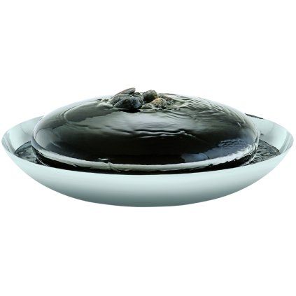 Interiérová vodní fontána SPRING 40 cm, stříbrná, Philippi