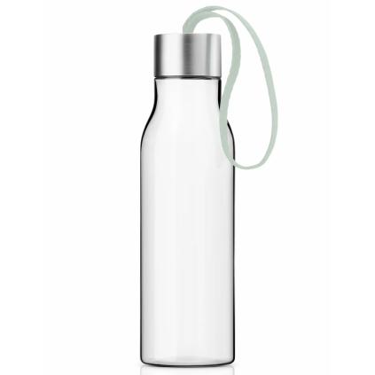 Lahev na pití s šalvějovým řemínkem Eva Trio 0,5 l čirá