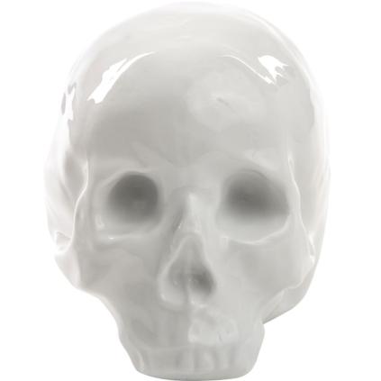 Dekorační figurka MEMORABILIA MY SKULL 25 cm, bílá, porcelán, Seletti