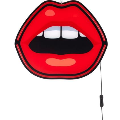 Nástěnné dekorační světlo JOB-BLOW MOUTH 47 cm, LED, Seletti