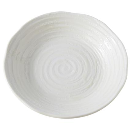 Jídelní miska WHITE SPIRAL 23,5 cm, 600 ml, MIJ