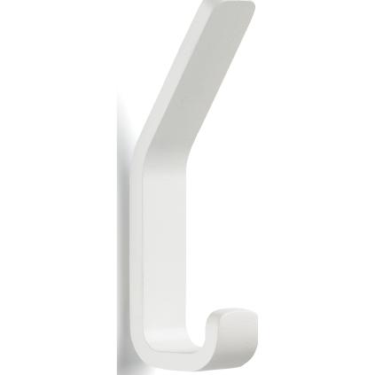 Háček na ručník RIM 11 cm, dvojitý, bílá, hliník, Zone Denmark