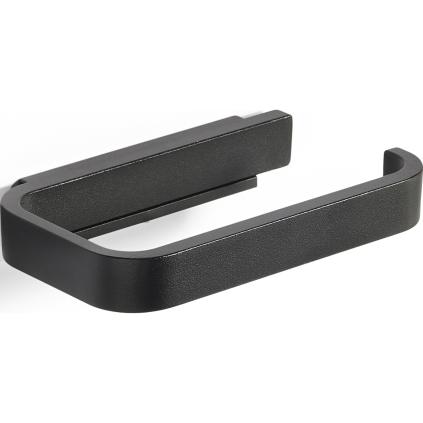 Držák toaletního papíru RIM 15 cm, černá, hliník, Zone Denmark
