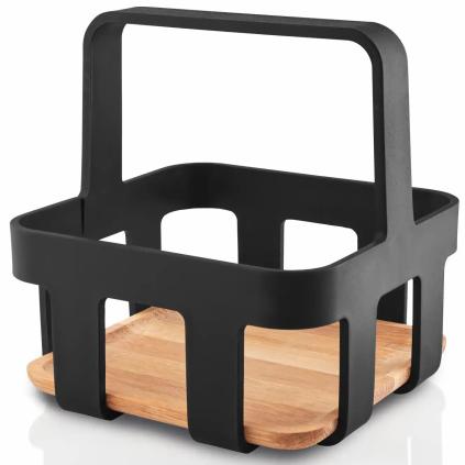 Servírovací organizér NORDIC KITCHEN 18 cm, černá, plast, Eva Trio