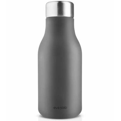 Dávkovač tekutého mýdla 200 ml, šedá, silikon, Eva Trio