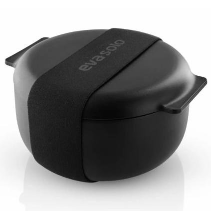 Obědový box TO GO 750 ml, černá, nerezová ocel, Eva Solo
