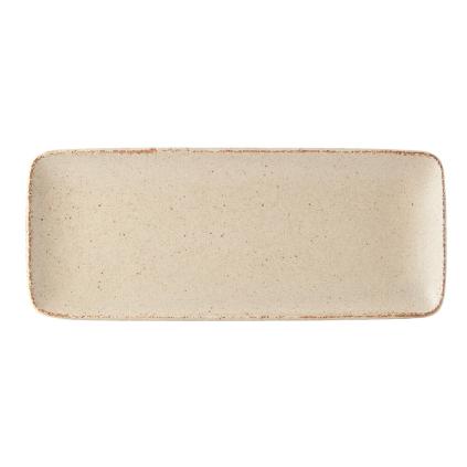 Servírovací talíř SAND FADE 29,5 x 12 cm, béžová, MIJ