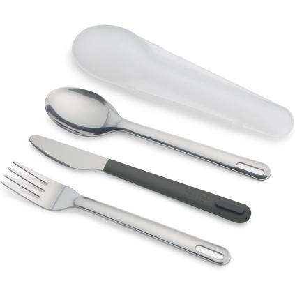 Sada příborů GOEAT 81126, sada 3 ks, s pouzdrem, nerezová ocel, Joseph Joseph
