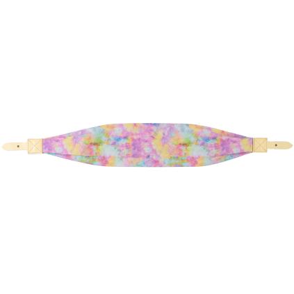 Popruh  TIE DYE YELLOW 95 cm, bavlna, Polarbox