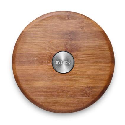 Magnetická podložka pod hrnec NORDIC KITCHEN 20 cm, hnědá, bambus, Eva Trio